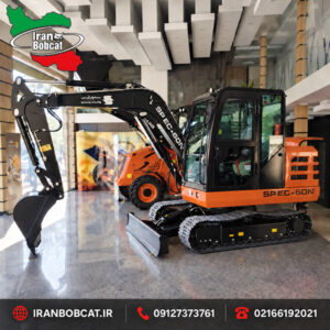 قیمت و فروش مینی بیل سنوپارس 6 تن زنجیری SP EC-60N